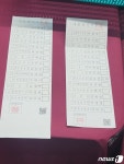 부여 개표장서 정상 보다 길거나 인쇄 불량한 투표용지 두 장 발견