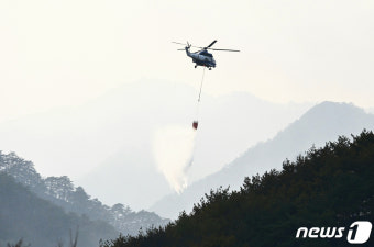 울진·삼척 산불 오늘 '주불 진화' 목표…경남 산청도 산불