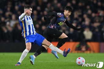 '손흥민 80분 소화' 토트넘, 브라이튼 2-0 제압…7위 도약