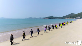 해양치유 1번지 완도군, 전국 해변 노르딕워킹 대회 개최
