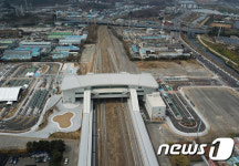 개통식 앞둔 대구 서구 이현동 서대구역