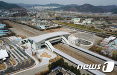개통식 앞둔 대구 서구 이현동 서대구역