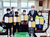 동광양농협, 골약초등학교에 장학금 100만원 전달