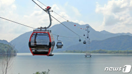 춘천 멋진 야경 감상하세요 삼악산 호수케이블카 야간 운행