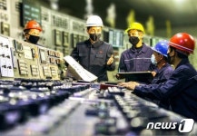 전력 증산 나선 北 동평양화력발전소 일꾼들