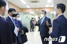중앙신체검사소 방문한 정석환 병무청장