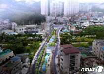 포항 학산천 생태하천복원사업 속도…내년 준공 목표