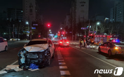 부천서 만취 SUV 충돌 50대 오토바이 운전자 사망