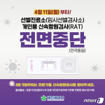 대전 4월 두번째 토요일 5403명 확진…전날보다 1602명↓