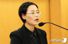개회사 하는 김선화 제주지검 차장검사