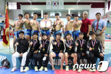 제76회 전국씨름선수권대회 고등부 단체전 우승한 태안고등학교
