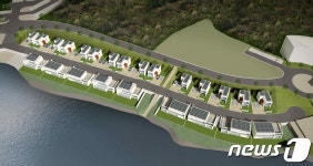 남해 힐링빌리지 내 단독주택 24동 2024년 완공 계획