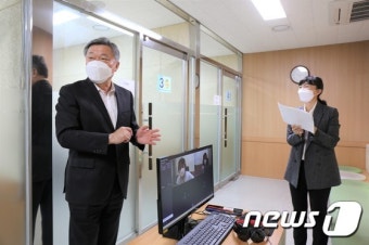정석환 병무청장, 현역모집병 면접 현장 참관