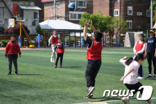 마스크 없이 즐기는 체육활동