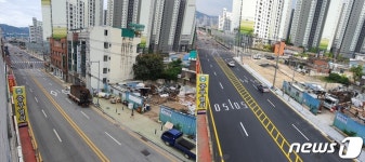 청주시, 모충로 확장공사 마무리…안전한 도로환경 조성