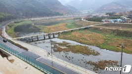 산청군 법평·송계지구 자연재해 정비사업 추진