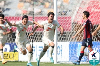'후반 막판 2골' 제주, 수원FC 3-1 제압…단독 2위로 도약