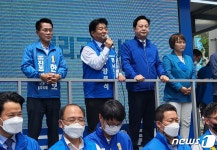 민주당 경남, 진주서 출정식…양문석 메가시티 중심돼야 도청 유치 가능