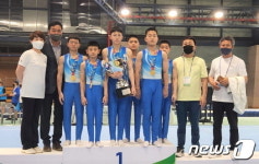 전북체육중, 소년체전 체조 남자 단체전 금메달