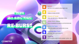 CJ온스타일, 엔데믹 패션 트렌드 키워드 RE-BURST 발표