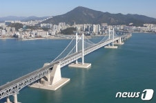 부산 광안대교 경관조명, 설비교체 공사로 6월7~13일 1주일간 소등