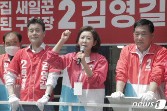 울산 온 박범계·나경원 취약지 돌며 후보 유세 지원 총력(종합)
