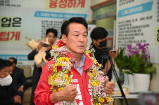 [개표상황] 국민의힘 백성현 논산시장 후보 당선 확실
