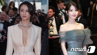 아이유·탕웨이, 칸 수놓은 우아한 드레스 자태 [N스타일]