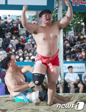 백두장사 등극한 김민재