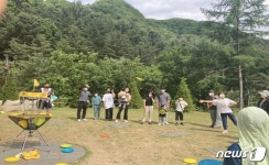 산불 진화 영웅도 힐링이 필요해 국립춘천숲체원 캠프 제공