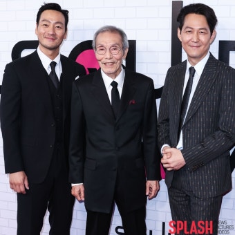 이정재·박해수·오영수, '오징어 게임' 주역들 뭉쳤다…훈훈 슈트핏 [N해외연예]