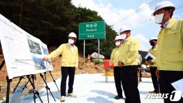 문금주 전남도 행정부지사, 수해 복구현장 긴급 점검