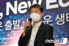 발언하는 강종오 LG유플러스 스마트모빌리티 사업담당 상무