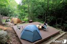 보성군, 제암산자연휴양림 야영시설 51면 정비