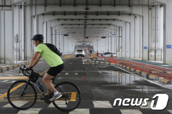 통행제한 해제된 잠수교