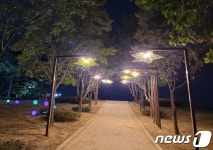 대구 동구, 해맞이공원에 별빛산책로 조성…은하수 조명 등 설치