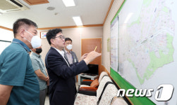 상도1동 주민센터 방문한 박일하 동작구청장