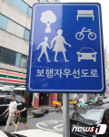 보행자 우선도로 시행