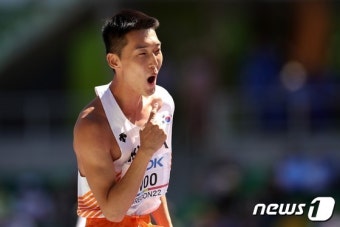 세계육상선수권 1위로 결선 진출한 우상혁
