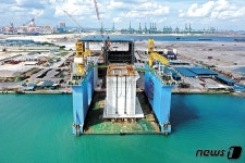 싱가포르 해안선 다시 그리는 현대건설…투아스 핑거3 매립공사[건설! 다시 해외로]①