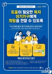 증평군, 복지사각지대 고위험 취약계층 지원 나서