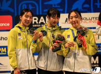 김선우·성승민·장하은, 근대5종 세계선수권 여자 단체전 '은메달'