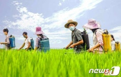 북한 배천군 농장…올해 농사 승리적으로 결속해야
