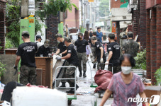 육군 제51사단, 침수 피해 지역 대민지원