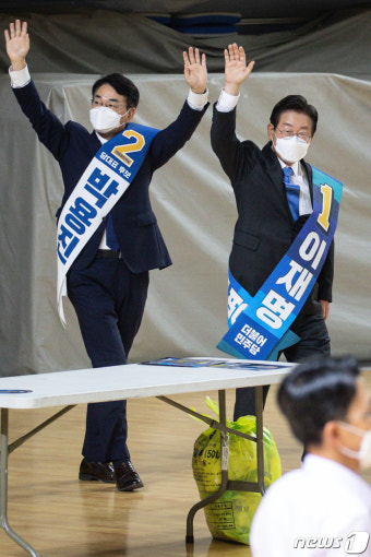 이재명 vs 박용진 '2파전 첫 경선'…호남에서 맞붙는다