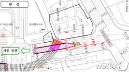 29일부터 광주 상무역 사거리 시청 방면 차선 변경