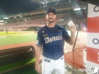 KBO리그 첫승 더모디 제구 안 됐지만 실점 최소화…10점 만점에 5점