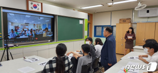 슬라맛빠기…신안신의중, 말레이시아 중학교와 국제교류수업