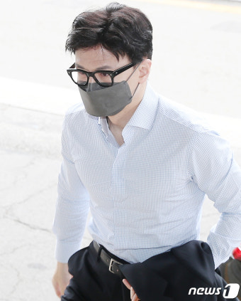 한동훈 법무부 장관 출근길