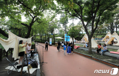 싱그러운 늦여름의 휴일